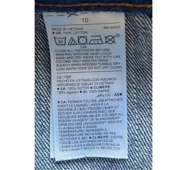 OLD NAVY CLASSIC DENIM JEAN SKIRT WITH POCKETS SIZE 10 - Picture 6 of 6